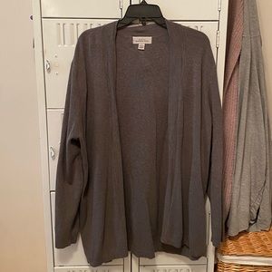 Grey Knit Cardigan